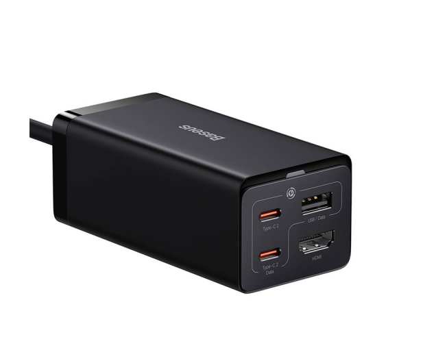 BASEUS Ładowarka sieciowa GaN5 Pro 2xUSB-C + USB + HDMI, 67W - 1140078 - zdjęcie 3